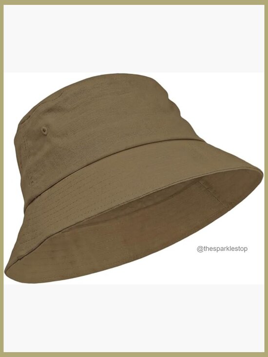 Linen Cotton Bucket Hat, UPF 50+ Sun Protection, Adjustable Chin Strap main image 5